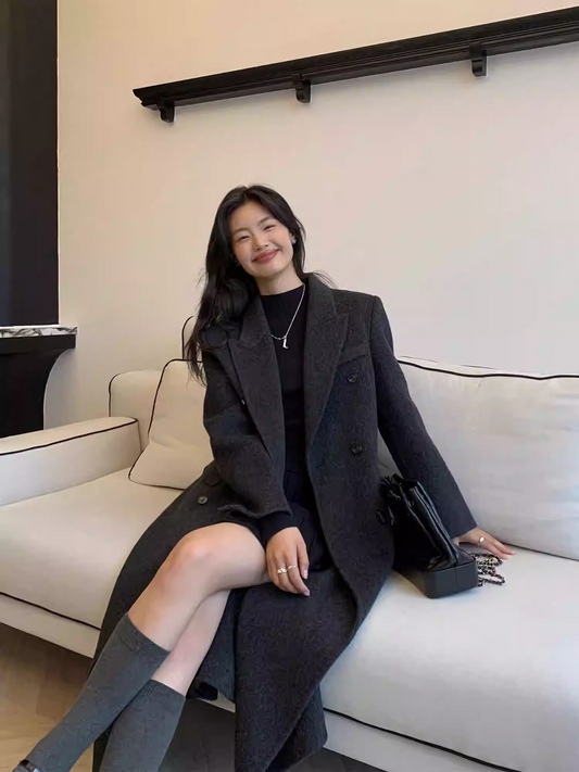 Áo Khoác Dạ Pusumede 2 Hàng Khuy 2