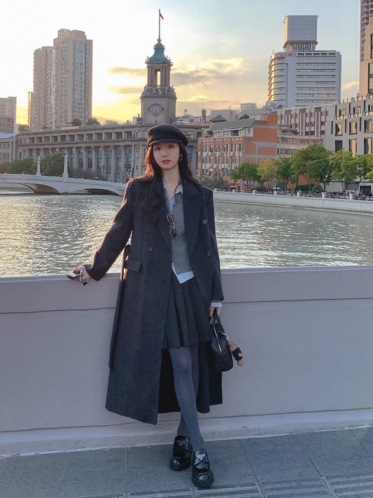 Áo Khoác Dạ Mulvan Dáng Dài