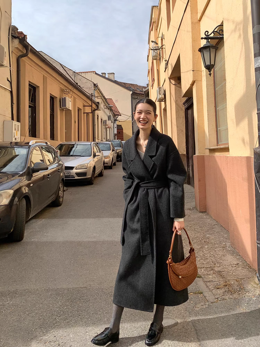 Áo Khoác Dạ Pusumede Dáng Dài