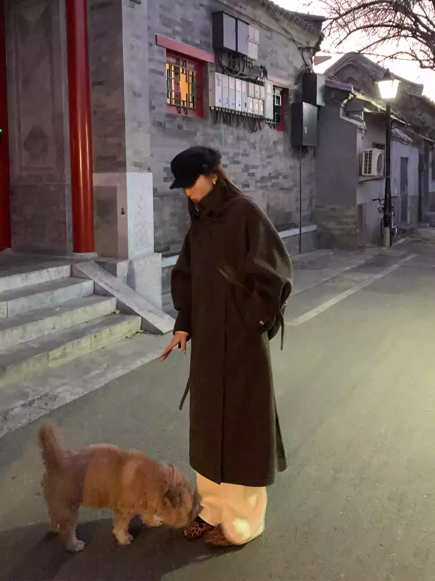 Áo Khoác Dạ Pusumede Cổ Lệch