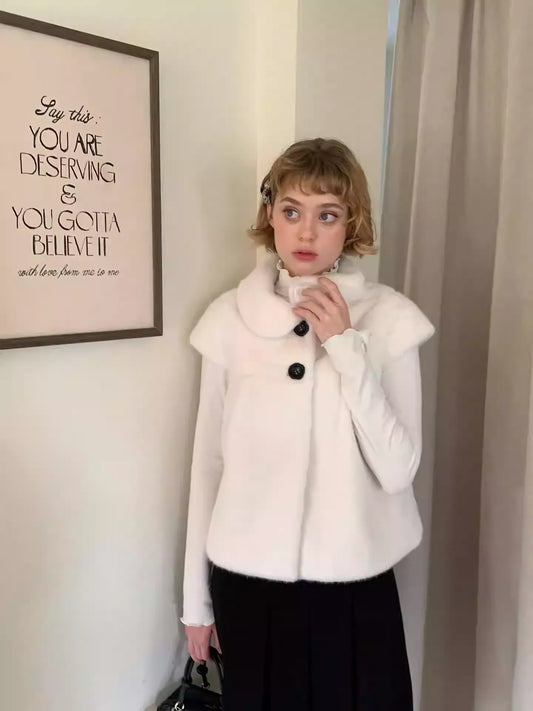 Áo Lông Tay Hến Dáng Babydoll